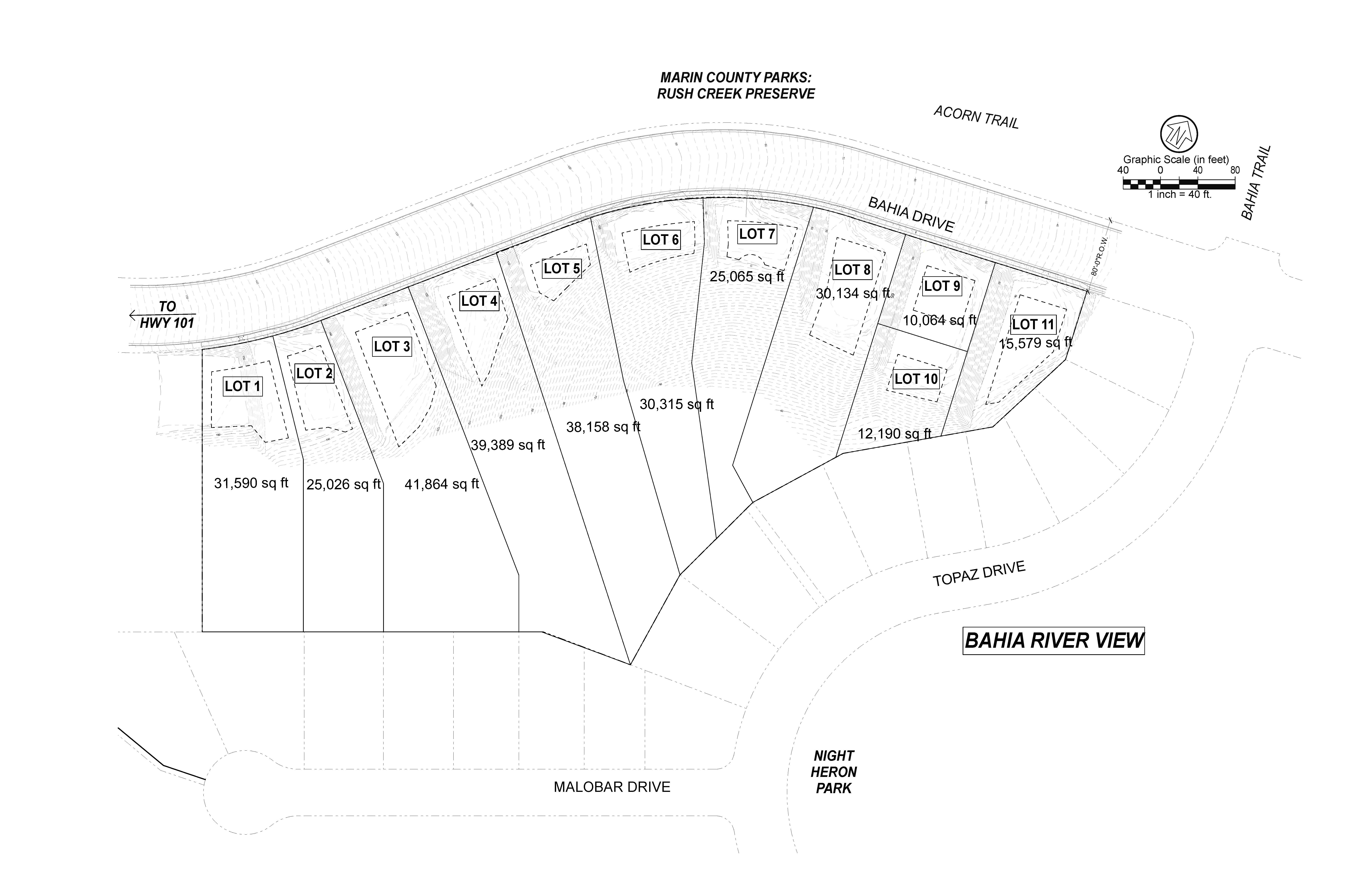 11-Lot Development Diagram